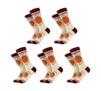 Qusinfc 5 Pair Practical Long Sock Sports Sock Providing Protections and Ventilation Cotton Texture for Active Lifestyles Men Athletic Hosiery