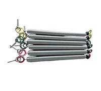 Qusinfc 6 Pieces Professional Design Pilates Spring High Strength Steel Equipment Replacement Spring for Resistance Training Fitness Machine