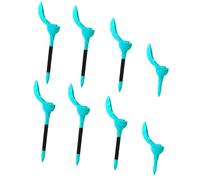 Qusinfc 8Pcs Golf Tees Driver Training Accessory Standard Golfs Castles Golfs Tees Holder Base Golf Holder Stable Base