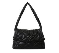 Qusinfc Autumn Winter Crossbody Bag For Women Girls Korean Handbag All-matching Shoulder Female Messenger Bags Shopping Quilted Shoulder For Women Fashion Messenger Down Cotton Padding Handbag