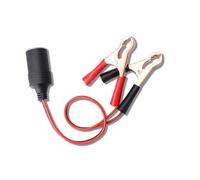 Qusinfc Battery Alligators Clip To Female Power Socket Outlet Cable For Car Electronic With Battery Power Splitter Alligators Extension