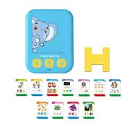 Qusinfc Bilingual Interactive Cards for Early Learners Ages 3-8, English