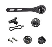 Qusinfc Carbon Fibers Cycling Speedometers Mount Fast Installation Handlebars Mount for Various Cycling Conditions Bicycles Speedometers Brackets