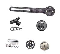 Qusinfc Carbon Fibers Cycling Speedometers Mount Fast Installation Handlebars Mount for Various Cycling Conditions Bicycles Speedometers Brackets
