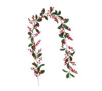 Qusinfc Christmas Fruit Cluster Garland Artificial Faux Foliage, S193