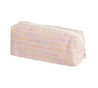 Qusinfc Colored Pencil Case Large Capacity Fabric Pencil Pouches Travel Makeup Storage Bag for Student Artists Women Permanent Owner