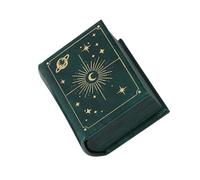 Qusinfc Compact Book Styles Jewelry Organizers User Friendly PU Leather Box Container Ideal For Gift Giving And Display Adjustable Organizers