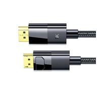 Qusinfc DisplayPort 1.4 Extension Cable 8K@60Hz 4K@144Hz 2K@165Hz Male To Male 32.4Gbps Bandwidth For Gaming Video Output PC Monitors Connection Cable