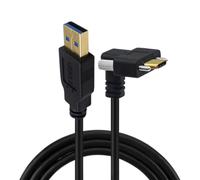 Qusinfc Fast Speed USB3.0 Type C Cable Wire Up Down Design Panel Mount Mechanism Safe Data Transmission for Factory Use Up Down USB C Industrial Cable
