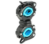 Qusinfc Flashlight Mount Holder Bicycle Led Light Mounting Holder 360°-Rotation Clip-Clamp for Flashlight Cycling Bicycle Mounting Bracket