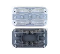 Qusinfc Flexible Silicone Dinosaurs Ice Tray Fun Freezing Cubes Maker Ideal for Home Use and Craft Projects Like Jellies Silicon Ice Cubes Molds