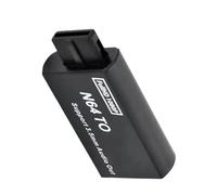 Qusinfc For N64 To HDTV Converter Adapter Video 3.5mm Output Link Cable 1080P Resolution Display Converter Adapter