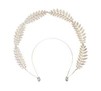 Qusinfc Goddesses Headband Wheat Ear Crowns Bridal Hairpiece for Women Wedding Tiaras Costume Accessory Bridal Headpiece