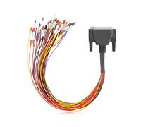 Qusinfc Lightweight Fast Speed 1Mbps Flexible DB25 Jumping Cable Suitable for Car Diagnostic Tool with Signals Stability Indication Transmission Cable