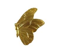Qusinfc Locker Butterfly Fridge Magnet Resin Accent, Gold C