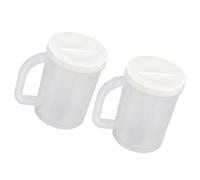 Qusinfc Mug Double Walled Insulated Glasses Freezer Mug, 2sets