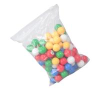 Qusinfc Multicolor Numbered Drawing Balls, Complete 1-100, 1 to 100 | Lightweight Ball Design, High-Contrast Circular Labels, Clear Bag with Zip Closure for Keeping the Set Together