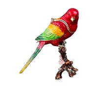 Qusinfc Multifunctional Magpie Jewelry Box, Alloy Texture