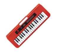 Qusinfc Musical Learning Toy Piano with Function 37 Keys, Red | 8 Rhythms 8 Timbres 22 Songs for Singing Along Safe ABS Musical Toy Function Enhances Creativity