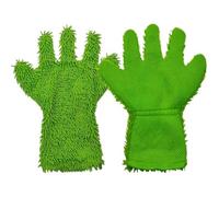 Qusinfc Of 2 Gentle Wash Gloves for Scratch Cleaning, C