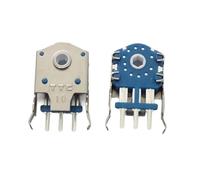 Qusinfc Original Dustproof Encoders 8mm 9mm 10mm 11mm Rotary Scroll Silver Wheel Encoders Dustproof Silver Wheel