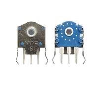 Qusinfc Original Dustproof Encoders 8mm 9mm 10mm 11mm Rotary Scroll Silver Wheel Encoders Dustproof Silver Wheel