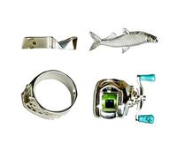 Qusinfc Outfit Fishing Reel Jewelry Accessory, Ring1