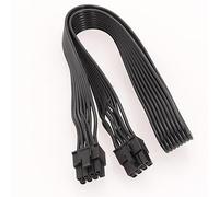 Qusinfc PCIe Cable PCIe 8Pin 6+2 Male To ATXs CPU 8Pin Male For Efficient Power Supply Connection GPU Power