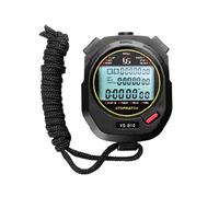 Qusinfc Professional Handheld Chronograph Sports Stopwatch ABS Timer Kitchen Timers Classic Digital Stop Watches With String Electronic Timer Plug
