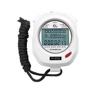 Qusinfc Professional Handheld Chronograph Sports Stopwatch ABS Timer Kitchen Timers Classic Digital Stop Watches With String Electronic Timer Plug