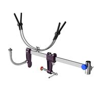 Qusinfc Professional Rod Holder for Float Fishing Offering Three Concentrated Designs Traditional Tiny Guide and Water Wheel for Specific Fishing Approaches Hook Holder