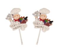 Qusinfc Resin Chefs Designs Wall Hooks Easy Installation Strong Sticky Utility Hangers for Renters and Homes Resin Bathroom Fasteners Denial Damage