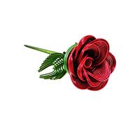 Qusinfc Reusablely Artificial Charm Rose Flower Brooches Attract People Attention For Designing Wedding Bouquets Rose Flower Ornamentation