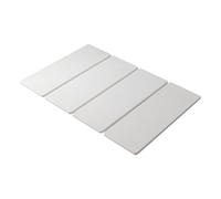 Qusinfc Safe Not Slip Diatomite Drying Mat Pliable Rapiddry Stone Pad with Softened and PVC Base for Countertop Space Defender