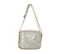 Qusinfc School Girl Clear Shoulder Handbag Japanese Women Transparent Crossbody Messenger Bag For Anime Badges Display Shoulder Handbag
