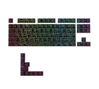 Qusinfc Side Printed Shining Through Keycaps Constructed From High End for Mechanical Keyboard Enthusiasts Side Printed Backlit Keycaps