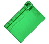 Qusinfc Silicone Repair Station Mat for Electronics Featuring 500℃ Endurances and Practical Tool Organization Pad Electronics Repair Elastomer Mat