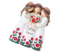Qusinfc Sister Sculptures Souls Sister Figurines Unique, Three sisters