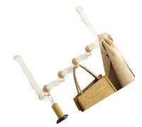 Qusinfc Space Saving Over Door Hanger Easy Installation for Organizing Clothes Accessories Over Door Hook