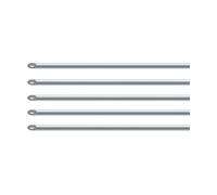 Qusinfc Stainless Steel Baits Threader 20cm Earthworm Hooking Needle for Quick Fishing Hook Baiting with Smooth Hollow Stainless Steel Threading Needle