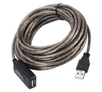 Qusinfc USB 2.0 Amplifier Cable Multilayer Shielding Stable Connection Cord Data Wire Line Flexible Length Option Plug And Play USB Extender Line