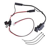 Qusinfc USB Adapter 5V 2.1A Car And Motorcycle Charging Set With Waterproof Design Feature Long Extension Cable Wire SAE To USB Converter