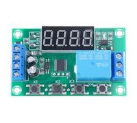 Qusinfc YYC-2S Automation Control Timer Relays Module Board With LED Display Adjustable Time Delay 5V Wide Applications Automation Board