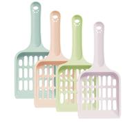 Qusmeiyici 4PCS Cat Litter Scoop, Plastic Shovel for Cats Litters Handy Sand Sifter Scoopers Cleaning Tool Set for Pet Cat Dog