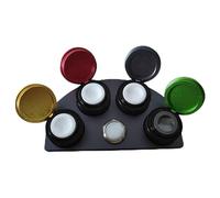 Qussedser 1 PCS Watch Repair Tool -Cast Oil Cup Stand 4Holes Watch Oil Dip Oiler Stand Plastic+Metal for Oils Watchmakers & Watch Repairs