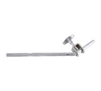 Qussedser 1 Piece Cowbell Holder Cowbell Extension Clip Silver Metal Cowbell Extension Rack Cowbell Retainer Lock Bent Drum Connection Bar