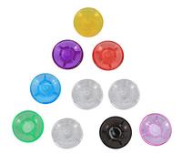 Qussedser 10Pcs Mushroom Guitar Effect Pedal Foot Nail CAP AmplifieRS Color Foot SwitCH Guitar Pedal Knobs Protector