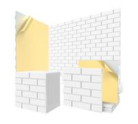 Qussedser 12 Pack Acoustic Panels with Self Adhesive, 12 X 12 X 0.4inch Soundproof Wall Panels for Home Studio Office Decor White