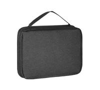 Qussedser 20 Watch Band Organizer DurableWatch Straps Holder Storage Carrying Case for Most Sizes of Watch Straps Black