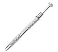 Qussedser 4 Jaw Pick Up Tool 4 Jaw Gripper for IC Chip Electronic Component Nail Screw Clamping Hand Tool Silver